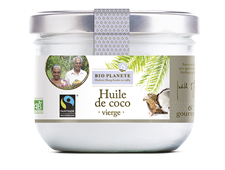 Huile de coco vierge équitable BIO PLANÈTE 400 ml