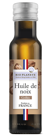 Huile de noix grillée France BIO PLANÈTE 100 ml