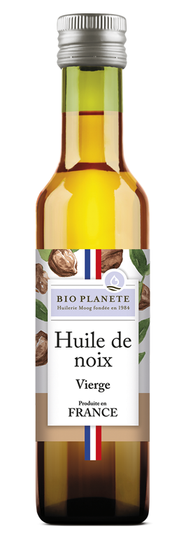 Huile de noix vierge France BIO PLANÈTE 250 ml