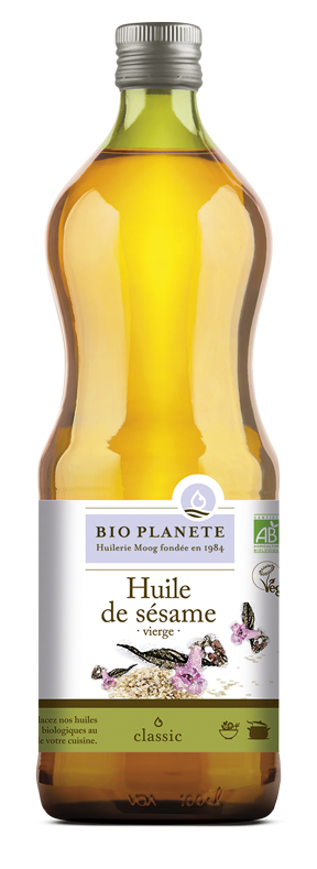 Huile de sésame vierge équitable BIO PLANÈTE 1L