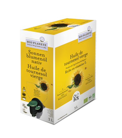 Huile de tournesol vierge BIO PLANÈTE 3 L