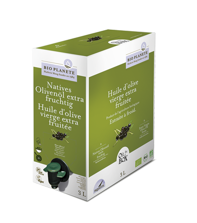 Huile d'olive vierge extra fruitée BIO PLANÈTE 3 L