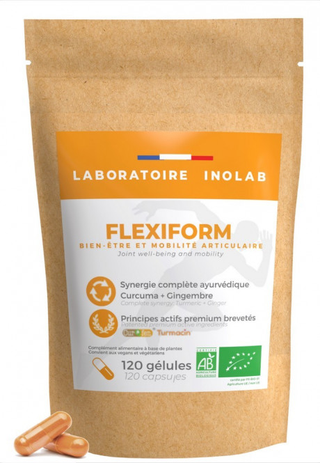 FLEXIForm, Curcuma, Gingembre BIO - 120 gélules 