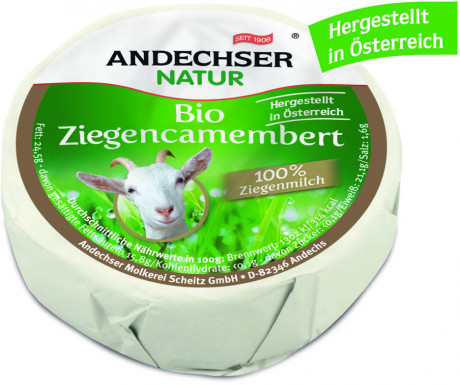 Camenbert de chèvre 50% mat. gr.