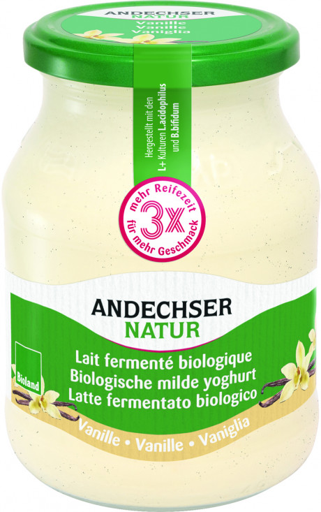Lait fermenté vanille