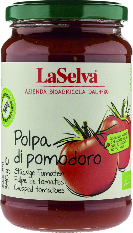 Pulpe de tomates avec morceaux