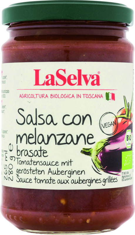 Sauce tomate aux aubergines grillées