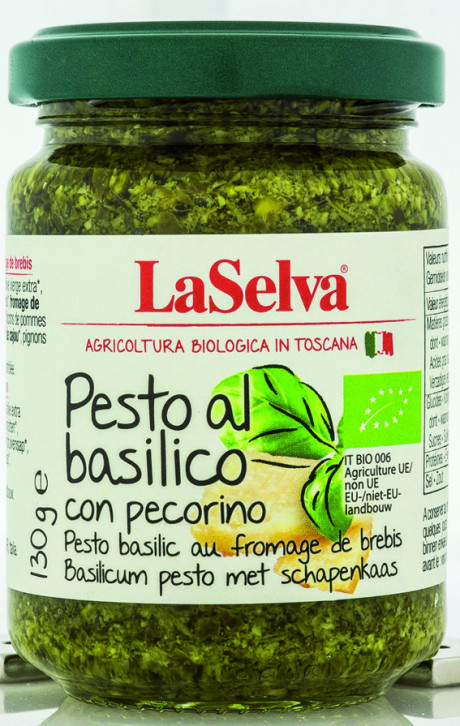 Pesto au basilic et fromage de brebis