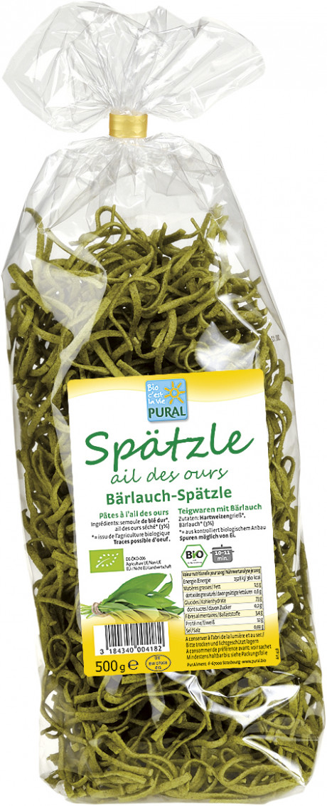 Spaetzle à l'ail des ours