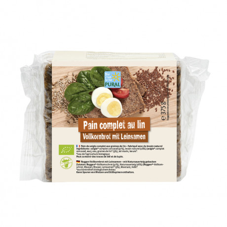 Pain complet au lin