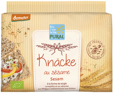 Knäcke au sésame, demeter