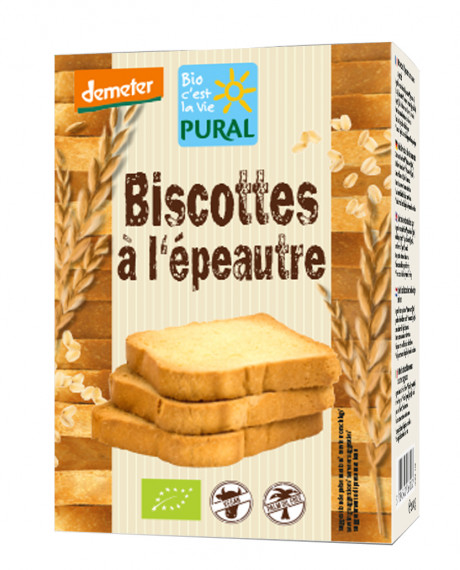 Biscottes à l'épeautre, demeter