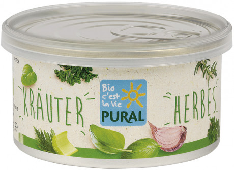 Tartinade végane herbes aromatiques, sans huile de palme