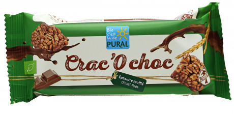 Crac'O choc épeautre soufflé au chocolat au lait