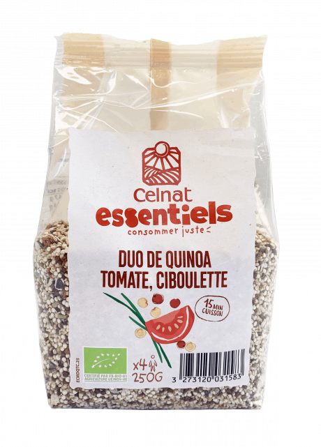 Duo de Quinoa Tomate Et Ciboulette