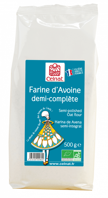 Farine d'Avoine Demi-Complete