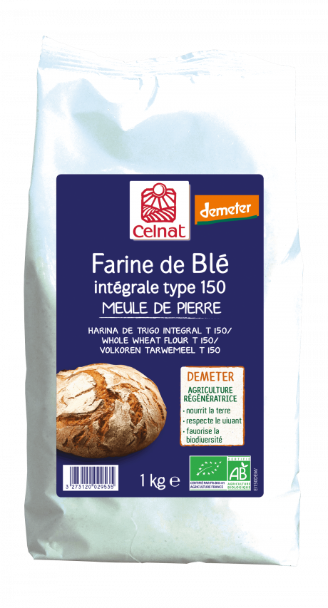 Farine de Blé Integrale Type 150 Demeter