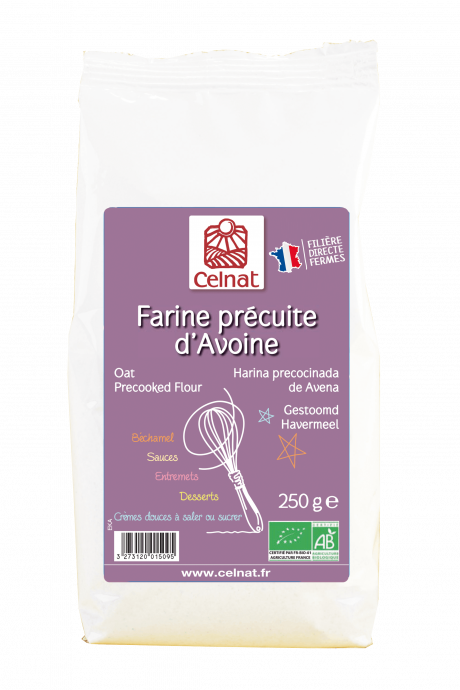 Farine Precuite d'Avoine (Crème) 
