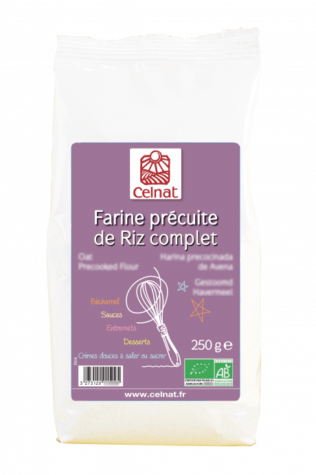 Farine Precuite de Riz Complet (Crème)
