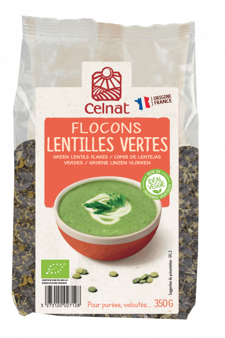 Flocons de Lentilles Vertes