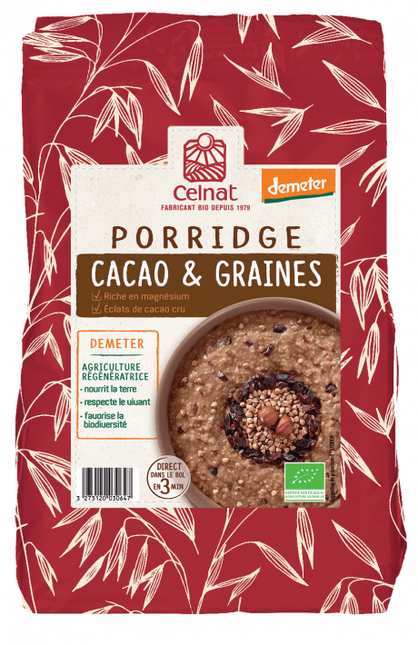 Porridge Cacao & Graines Demeter
