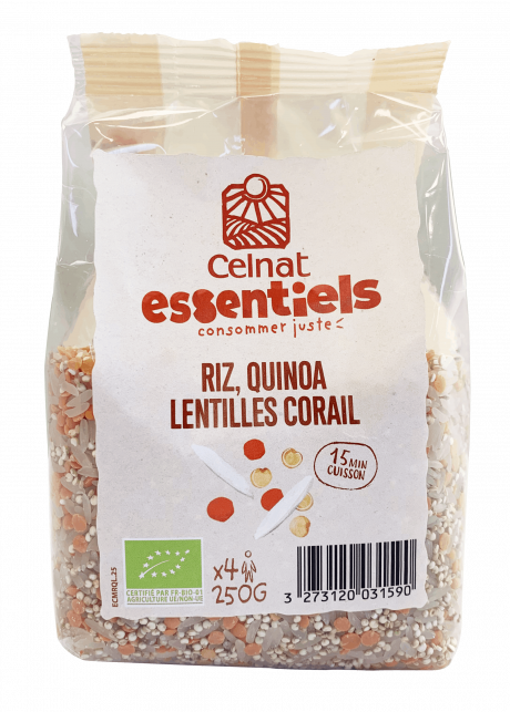 Riz Quinoa Lentilles