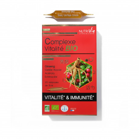 Ampoules 15 ml - Complexe Vitalite BIO