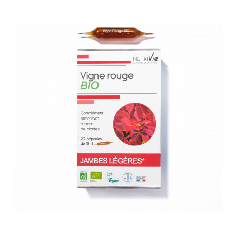 Ampoules 15 ml - Vigne Rouge BIO