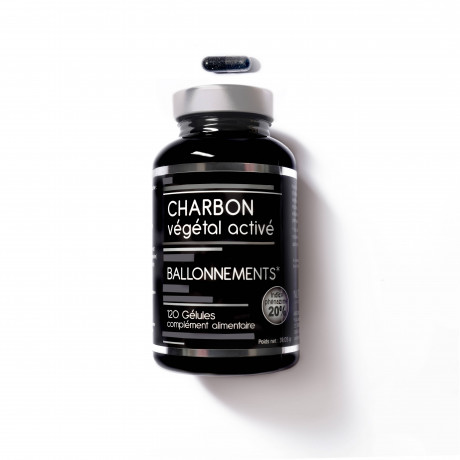 Charbon Vegetal Active - 120 gelules VEGAN