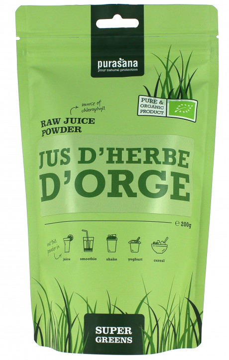 Jus d'Herbe d'Orge En Poudre* 200 Gr
