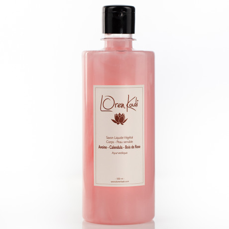 Savon liquide ayurvedique végétal "Gel douche" Corps peau sensible
