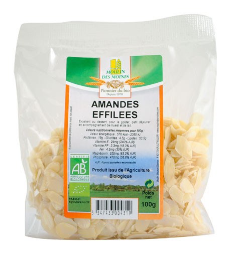 AMANDES EFFILEES 100G AB