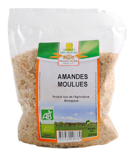 AMANDES MOULUES 250G AB