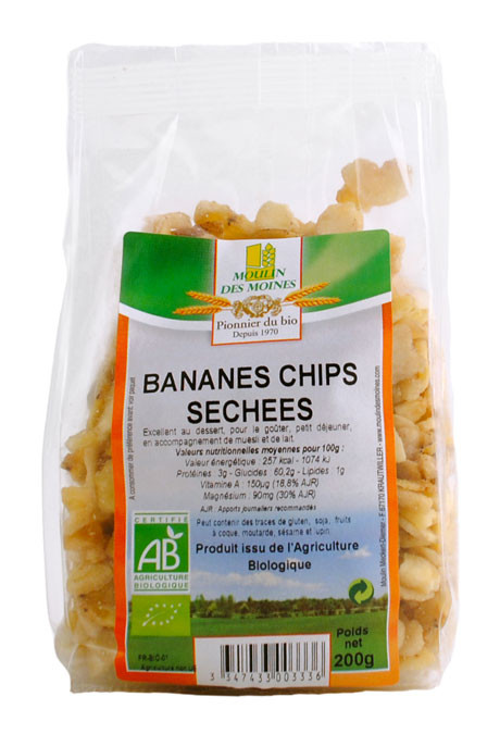 BANANES CHIPS 200G AB