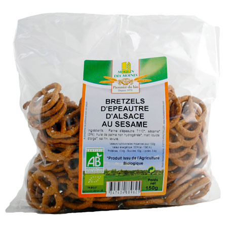 BRETZELS EPEAUTRE SESAME 150G AB