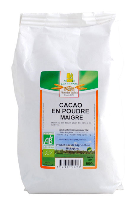 CACAO POUDRE 500G AB