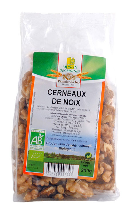 CERNEAUX NOIX DECORTIQUES 200G AB