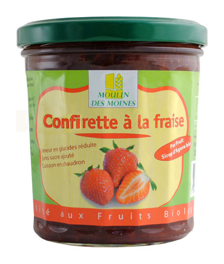 CONFIRETTE FRAISE SIROP AGAVE 330G AB