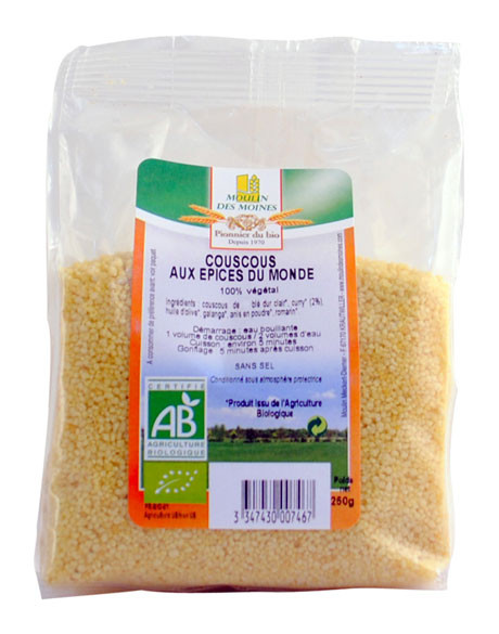 COUSCOUS AUX EPICES DU MONDE 250G AB