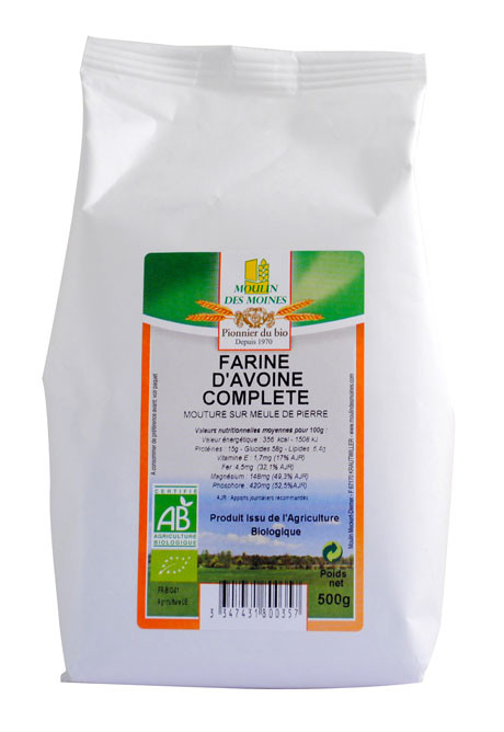 FARINE AVOINE CPT MDP 500G AB