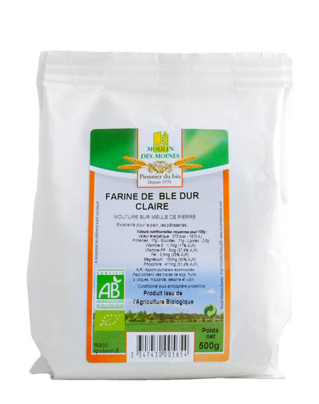 FARINE BLE DUR CLAIRE MDP 500G AB