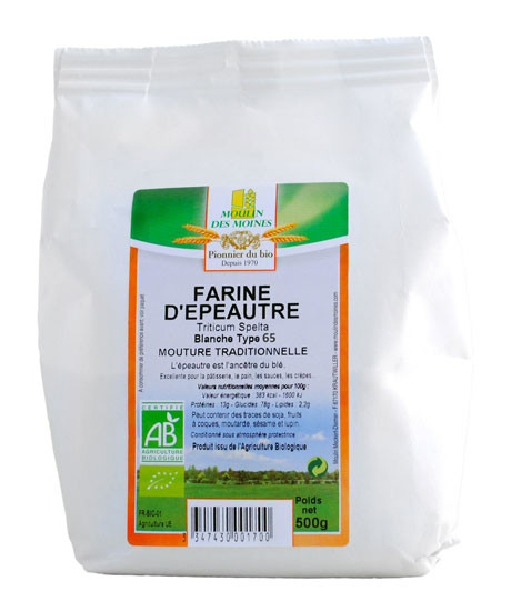 FARINE EPE BLC T65 MT 500G AB