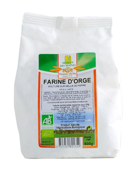 FARINE ORGE CPT MDP 500G AB