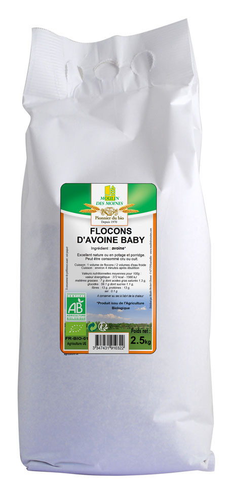 FLOCONS AVOINE BABY 2,5KG AB