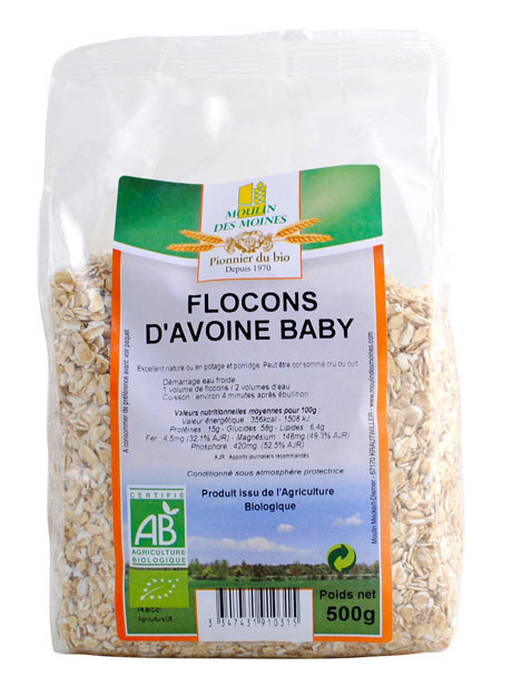 FLOCONS AVOINE BABY 500G AB