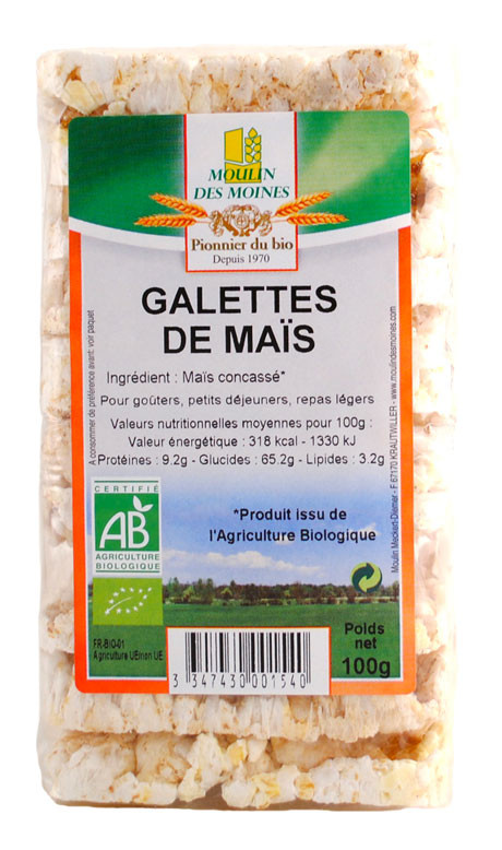 GALETTES MAIS 100G AB