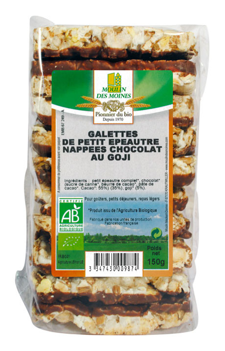 GALETTES PETIT EPE. CHOCO GOJI 150G AB