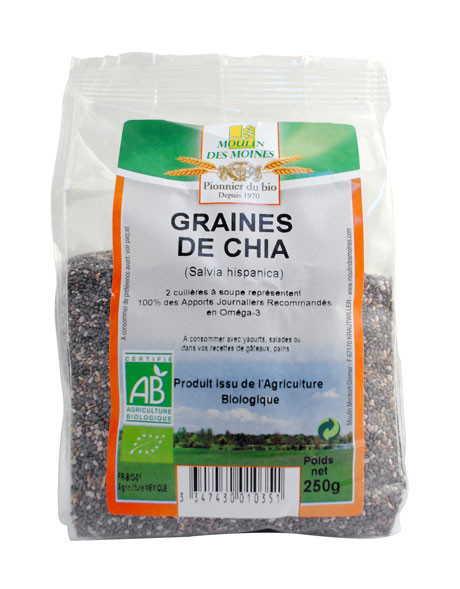 GRAINES CHIA 250G AB