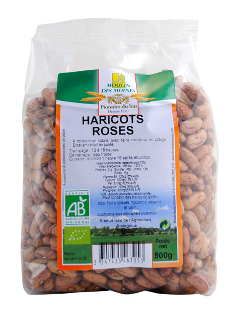 HARICOTS ROSES PINTO 500G AB