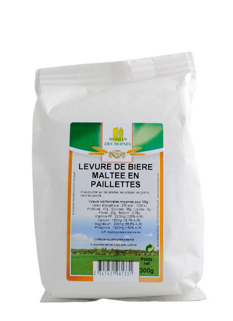 LEVURE BIERE MALTEE 300G NB